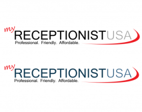 Logo for ReceptionistUSA entry by AdamDesign