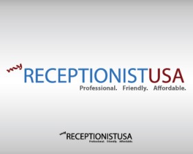 Logo for ReceptionistUSA entry by muzzha