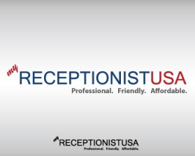 Logo for ReceptionistUSA entry by muzzha
