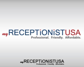 Logo for ReceptionistUSA entry by muzzha
