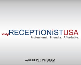 Logo for ReceptionistUSA entry by muzzha