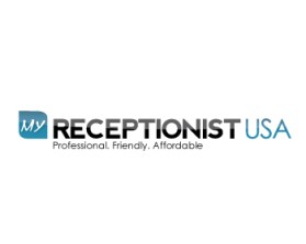 Logo for ReceptionistUSA entry by SCM Designs