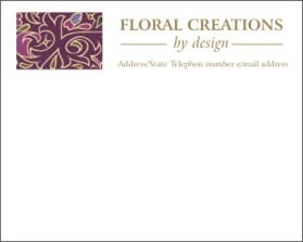 Floral Creations by Design entry by zaga