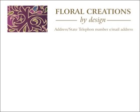Floral Creations by Design entry by zaga