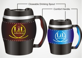 Insulated thermal beer mugs entry by gooddesigner