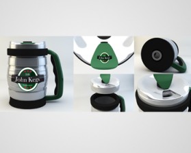 Graphic Design entry 320552 submitted by hs to the Graphic Design for Insulated thermal beer mugs run by martinalvaro