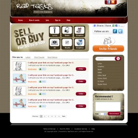 RapTasks.com entry by dreamcomputers