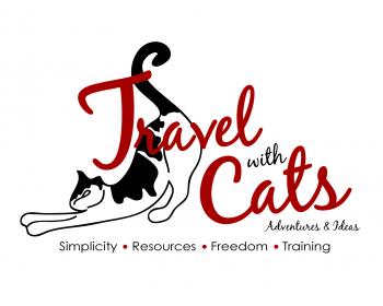 Logo Design for Travel with Cats