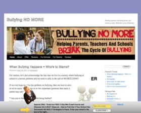 www.bullyingnomore.com entry by janita