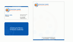 ConsciousLeader.net - site is being redesigned now using new logo colors. entry by BrandNewEyes