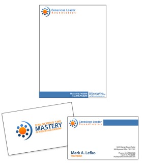 ConsciousLeader.net - site is being redesigned now using new logo colors. entry by brandasaur