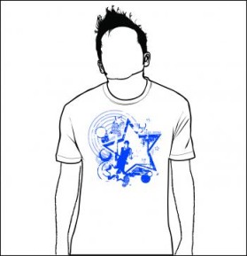 Juggler Merchandise T-shirt entry by mayanoise