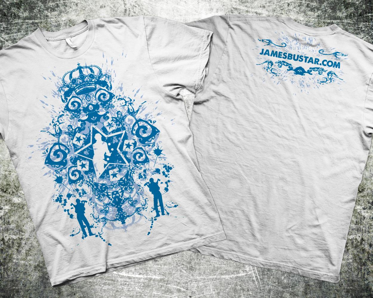 T-Shirt Design for Juggler Merchandise T-shirt