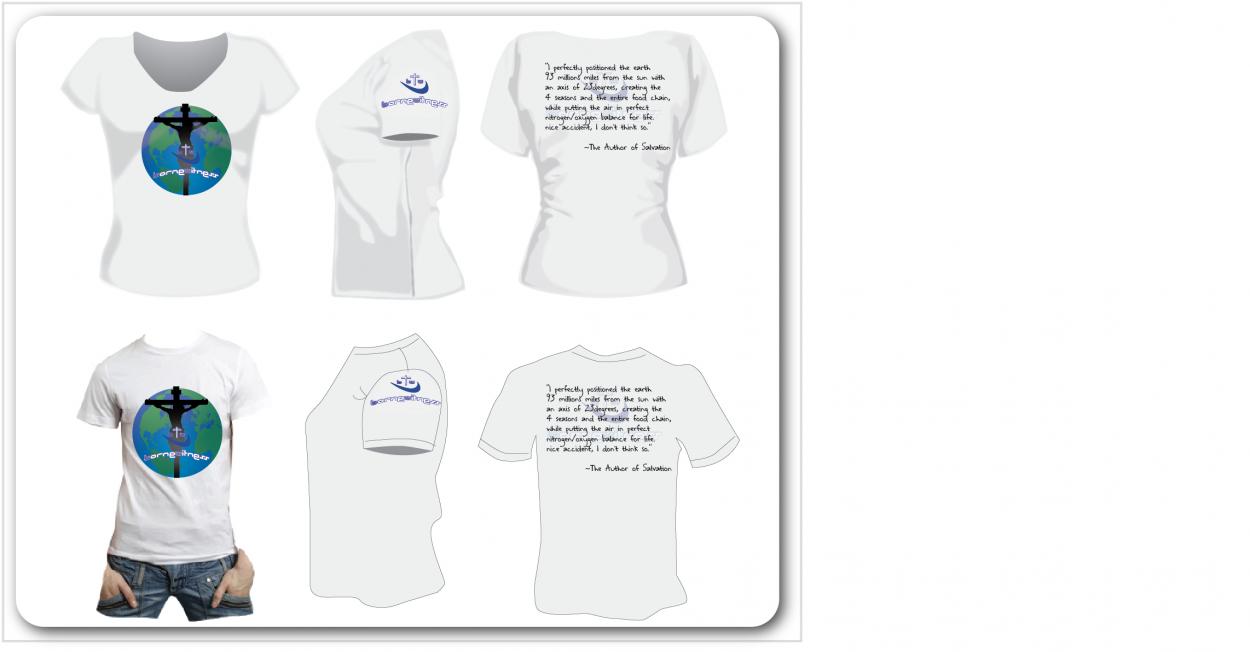 T-Shirt Design for bornewitness