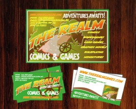 The Realm, Games & Comics entry by nrj-design