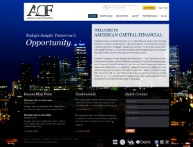 AMERICAN CAPITAL FINANCIAL entry by gautam