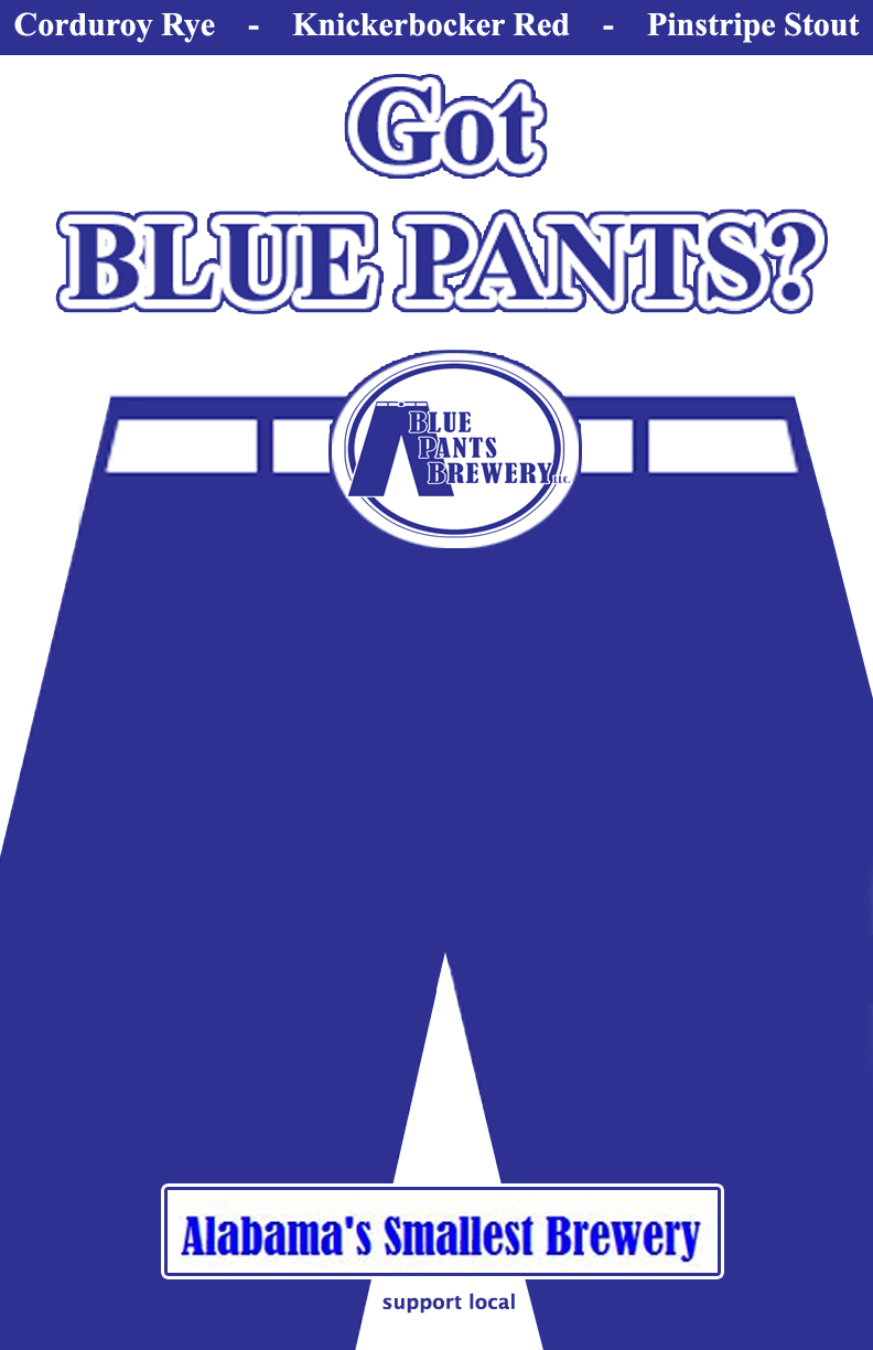 Graphic Design entry 385169 submitted by Slackey to the Graphic Design for BluePantsBrew.com run by Blue