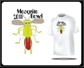 Mosquito Bowl Flag Football Tournament entry by Meri Coury