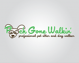 Logo Design entry 390508 submitted by creative-z to the Logo Design for Pooch Gone Walkin\\\'  run by michelleo