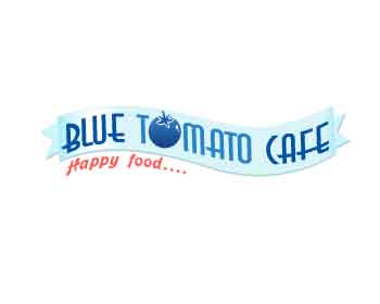 Logo Design entry 199180 submitted by bluewhale to the Logo Design for Blue Tomato Cafe run by bluetomatocafe