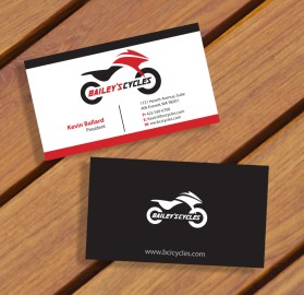 Bailey's Cycles Inc. Busiess Cards  entry by nerdcreatives