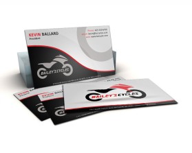 Bailey's Cycles Inc. Busiess Cards  entry by sikka2010