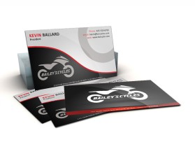Bailey's Cycles Inc. Busiess Cards  entry by sikka2010