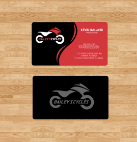 Bailey's Cycles Inc. Busiess Cards  entry by chaksarts