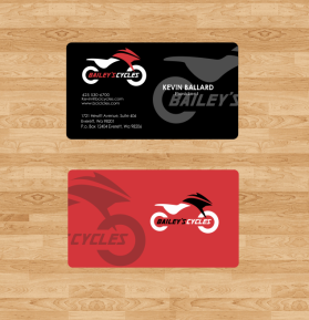 Bailey's Cycles Inc. Busiess Cards  entry by chaksarts
