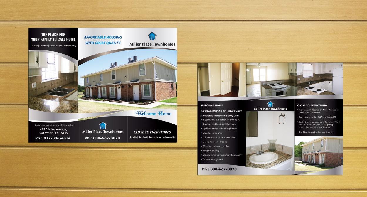 Brochure Design for Miller Place Townhomes