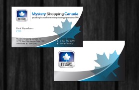 Mystery Shopping Canada - Business Cards/Stationery entry by nerdcreatives