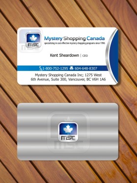 Mystery Shopping Canada - Business Cards/Stationery entry by nerdcreatives