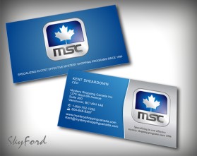 Mystery Shopping Canada - Business Cards/Stationery entry by skyford412