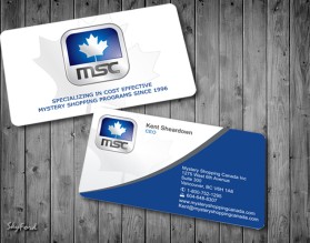 Mystery Shopping Canada - Business Cards/Stationery entry by skyford412