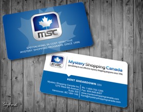 Mystery Shopping Canada - Business Cards/Stationery entry by skyford412