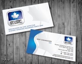 Mystery Shopping Canada - Business Cards/Stationery entry by skyford412