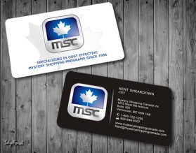 Mystery Shopping Canada - Business Cards/Stationery entry by skyford412