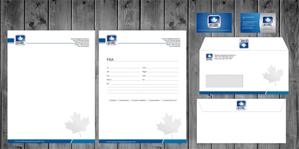 Business Card & Stationery Design for Mystery Shopping Canada - Business Cards/Stationery