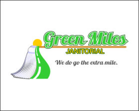 Green Miles Janitorial entry by RoyalSealDesign