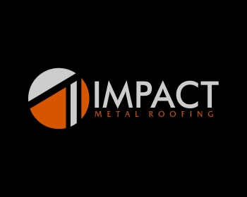 Logo Design for Impact Metal Roofing