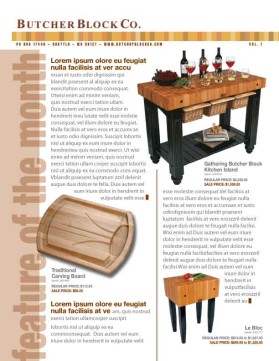 Butcher Block Co. Newsletter entry by 894983743984