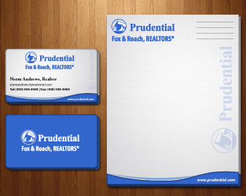 Business Card & Stationery Design for Prudential Fox & Roach Realtors