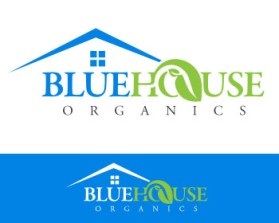 Blue House Organics entry by ojgraphics