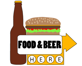 Food & Beer Here entry by rookiedesigner