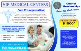 Graphic Design entry 495651 submitted by carissaforu to the Graphic Design for VIP Medical Centers run by doctorkev