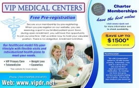 Graphic Design entry 495657 submitted by carissaforu to the Graphic Design for VIP Medical Centers run by doctorkev