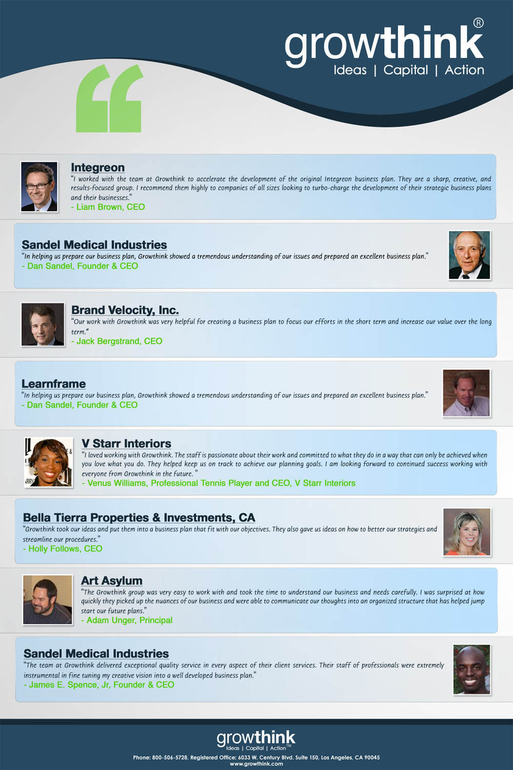 Graphic Design for Growthink, www.growthink.com