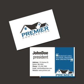 Premier Contracting entry by ojgraphics