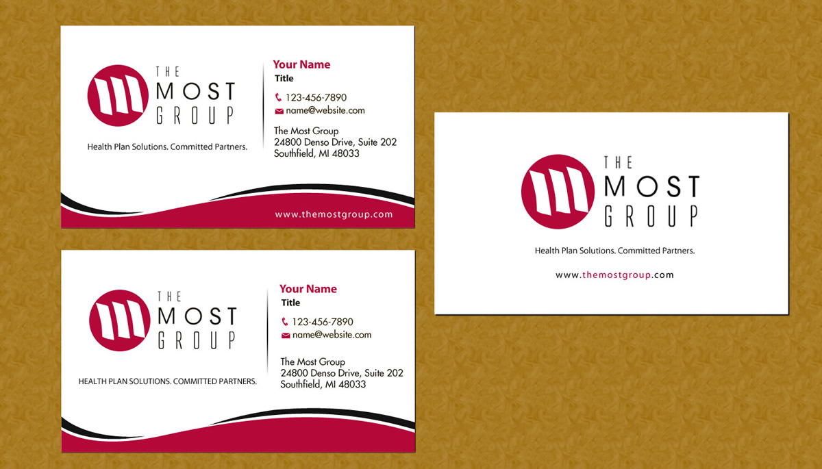 Business Card & Stationery Design for The Most Group