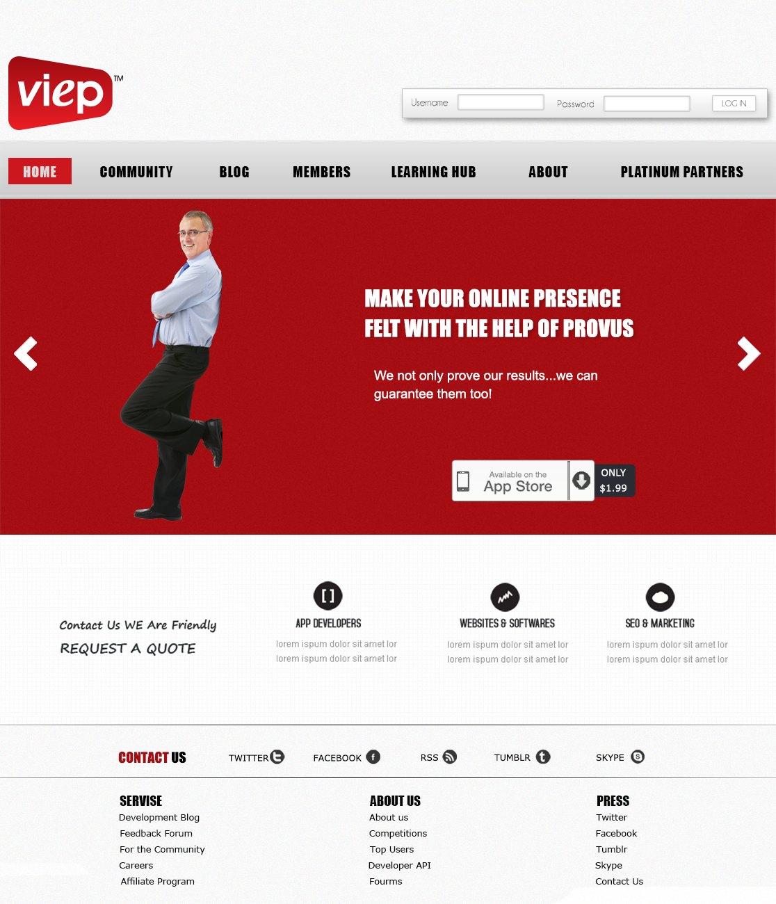 Web Design entry 548089 submitted by luckydesign